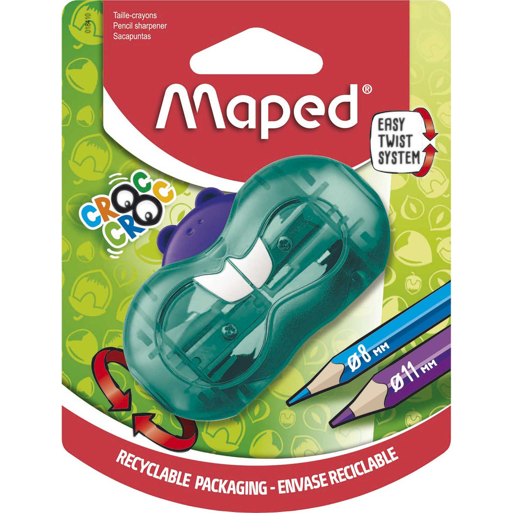 Tajalápiz Maped Croc Croc Doble Servicio