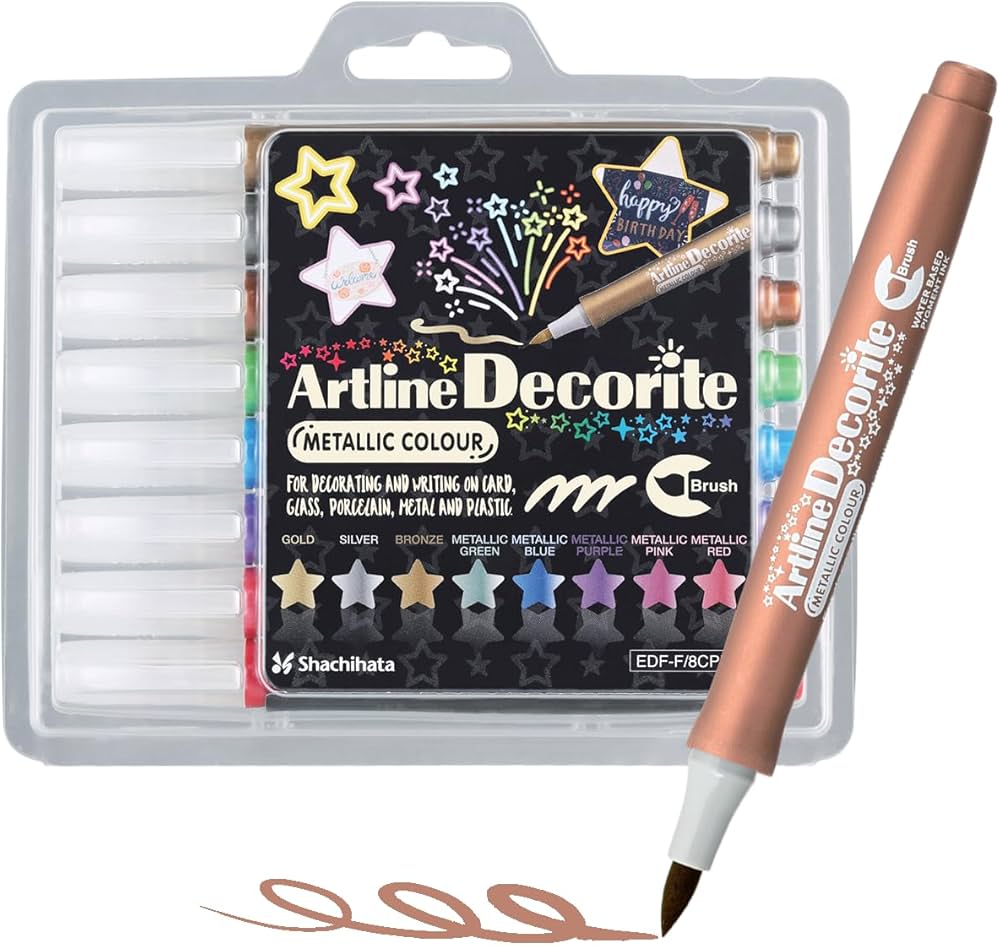 Marcadores Artline Metalicos x8