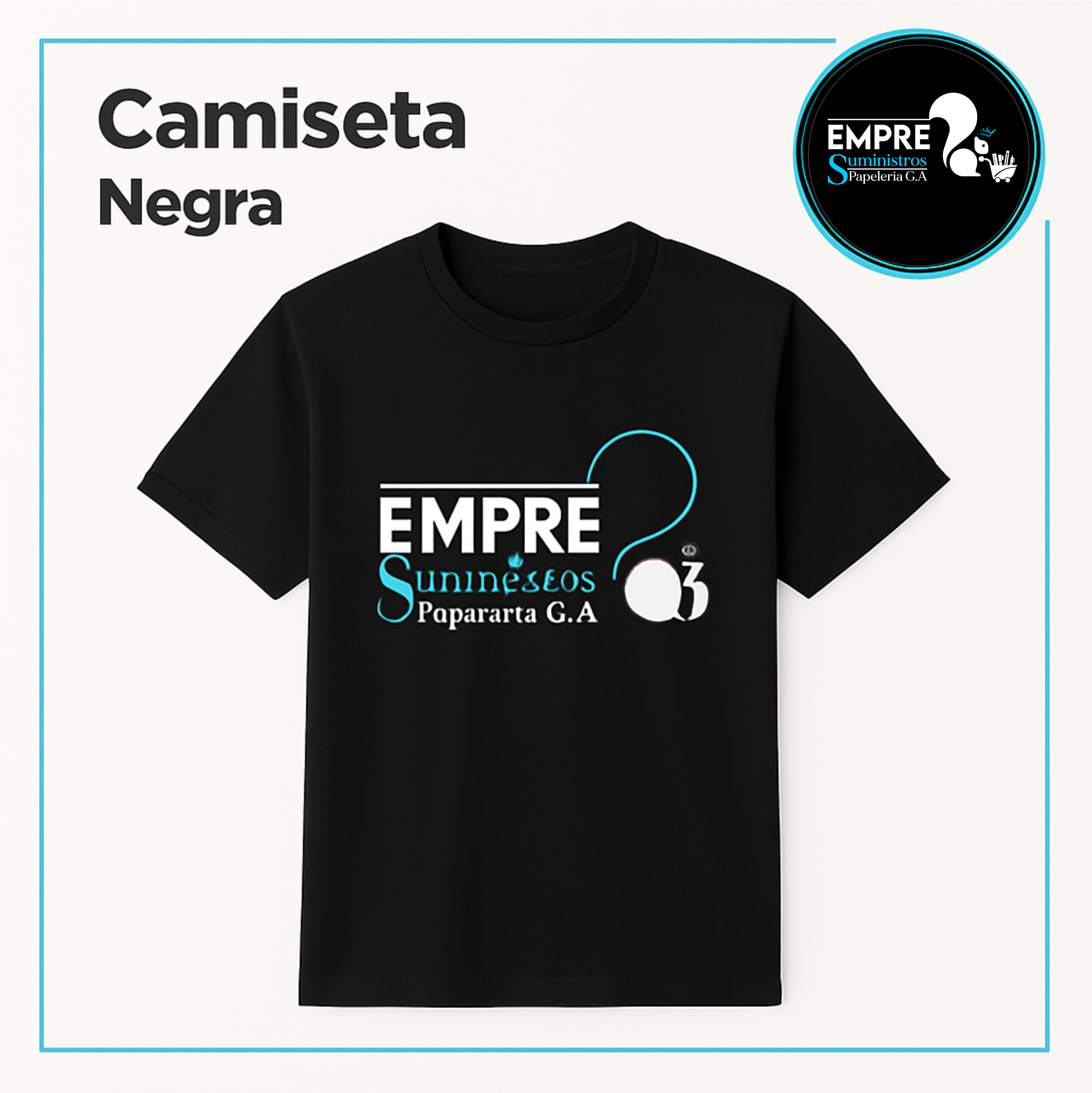 Camisetas Negras Personalizadas