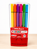 Plumones Offi-Esco Lavables x 12 Ref. OE-080