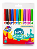 Plumones Spektra H2O Washable Markers x 12 Lavables