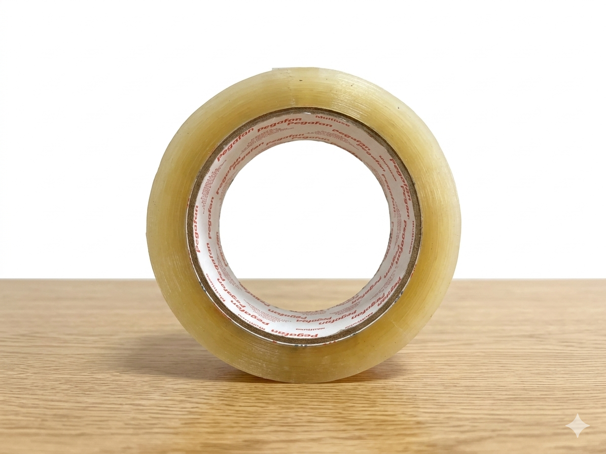 Cinta Pegafan transparente de sellar 91m x 48mm