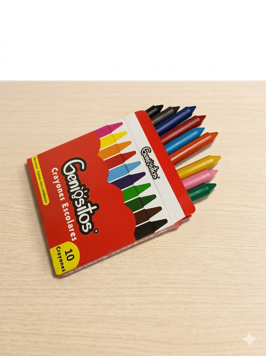 Crayones Geniositos escolares x 10