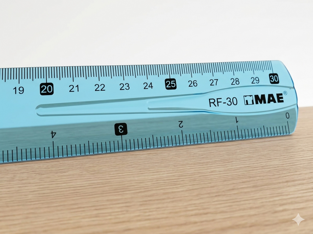 Regla MAE flexible de 30 cm
