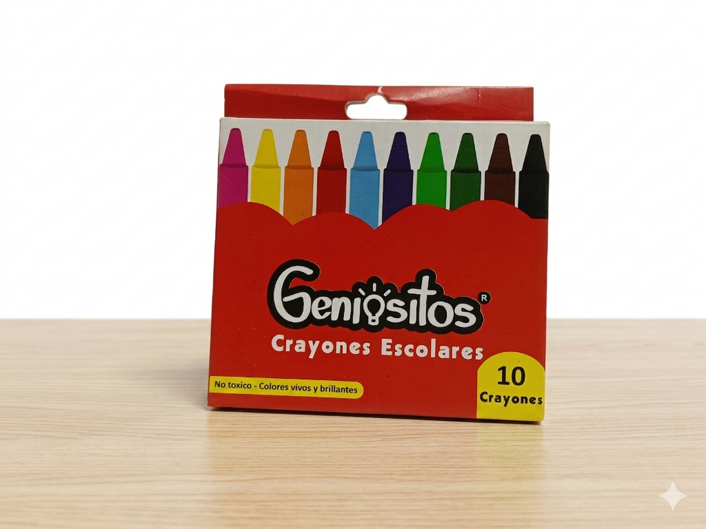 Crayones Geniositos escolares x 10