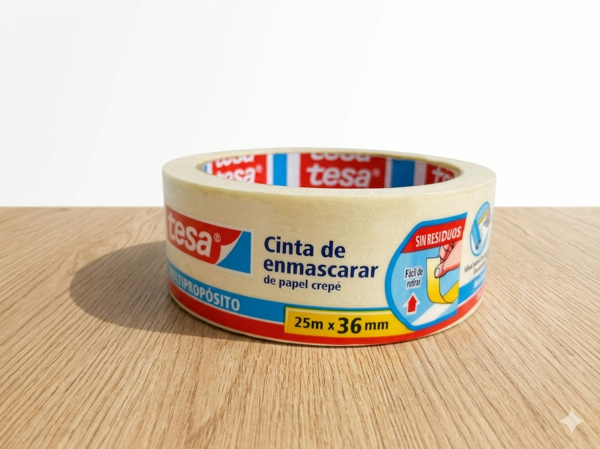 Cinta Tesa de enmascarar 25m x 36mm