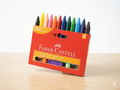 Crayones Faber Castell Jumbo grip borrables x11