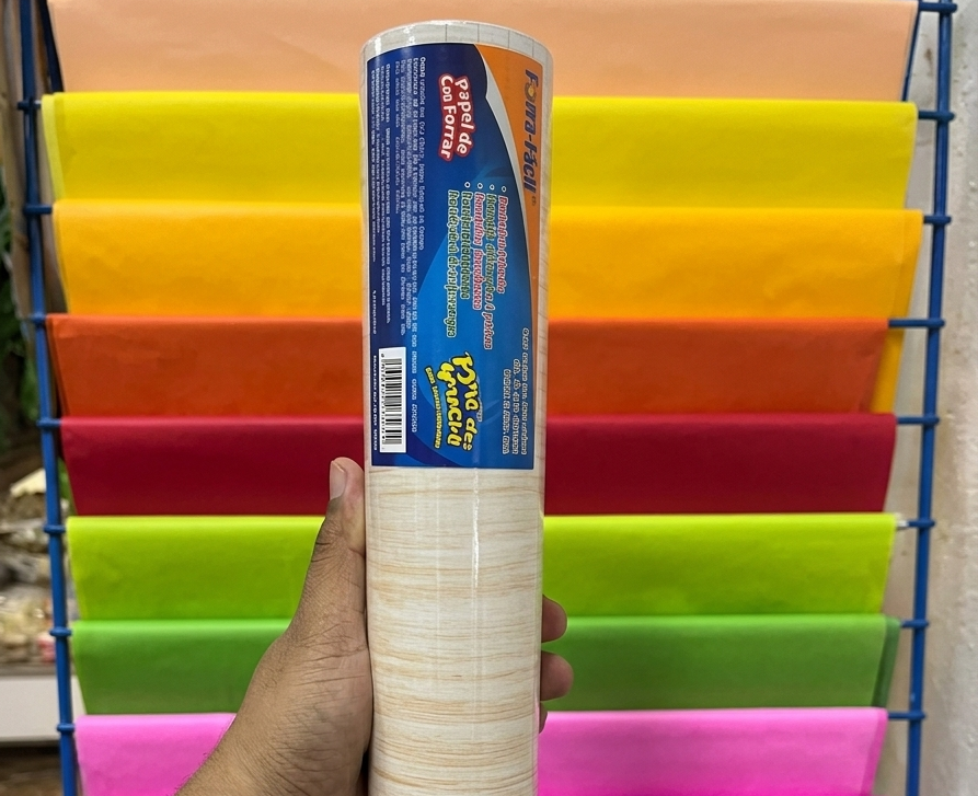 Rollo de Papel Adhesivo 45cms x 3 metros