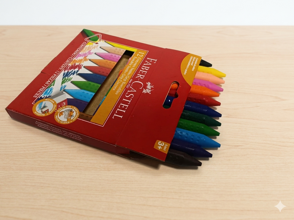 Crayones Faber Castell Jumbo grip borrables x11