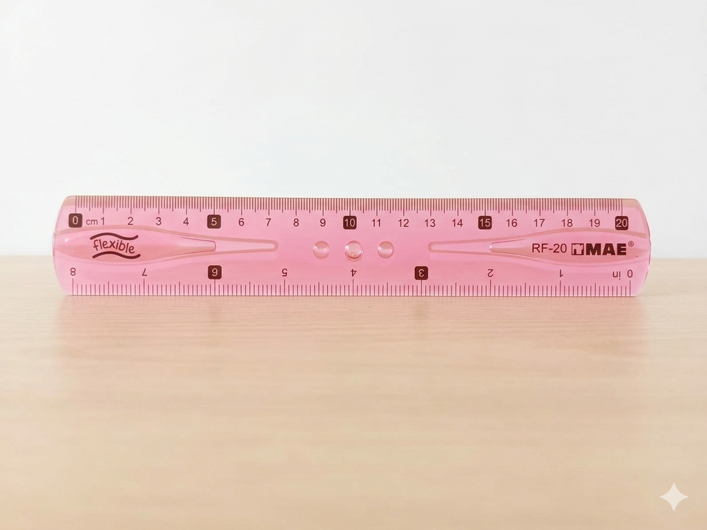 Regla MAE flexible de 20 cm