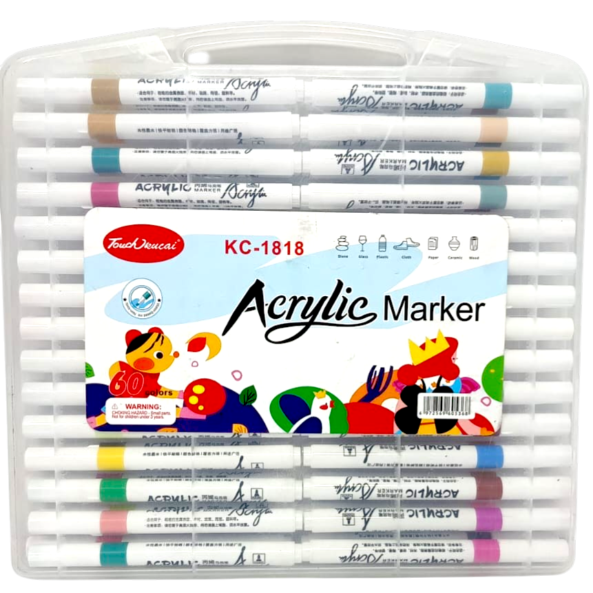Marcadores Touch Rucai acrílicos x60