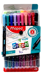 Micropuntas Maped Graph Peps x 20