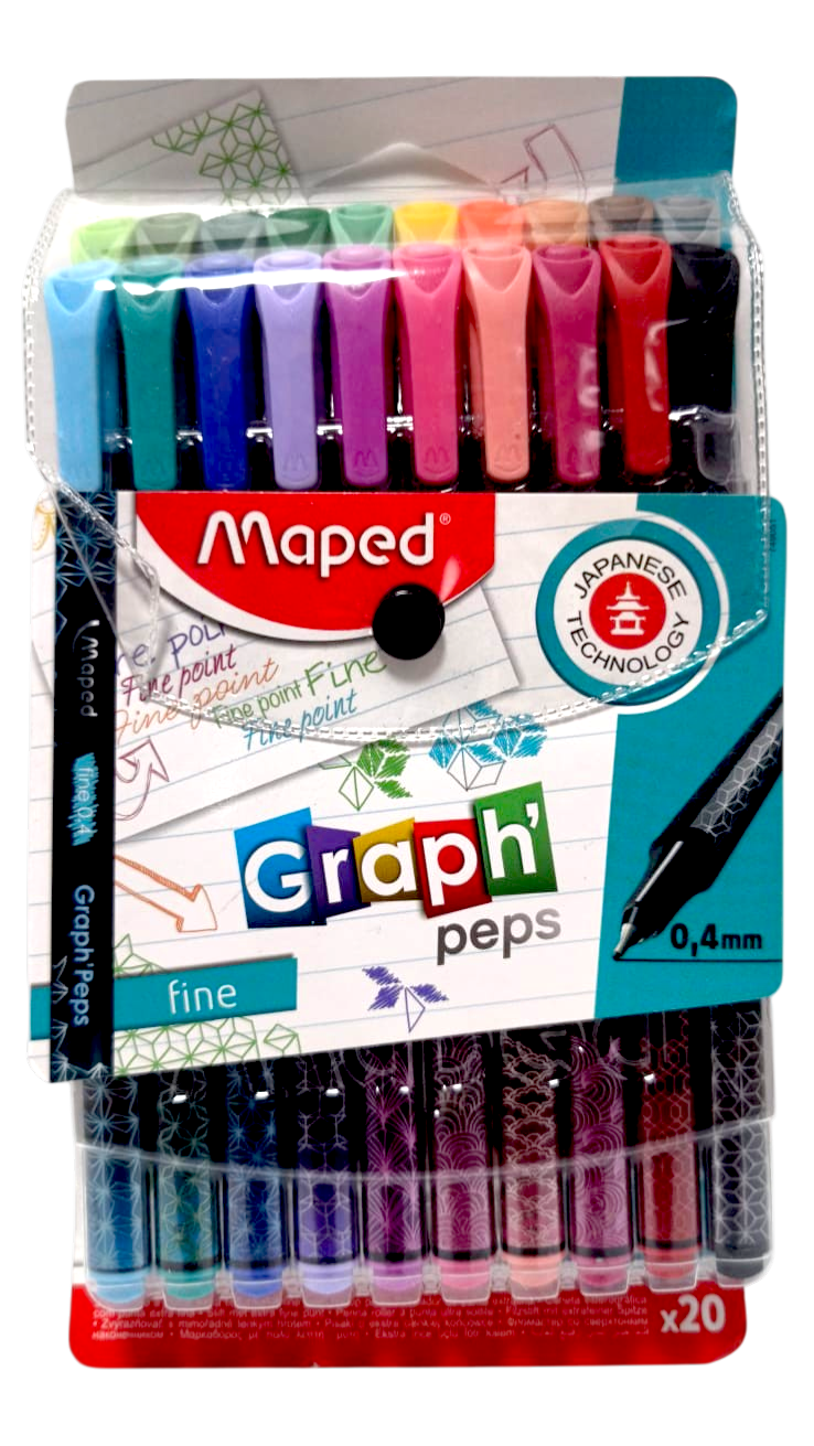 Micropuntas Maped Graph Peps x 20