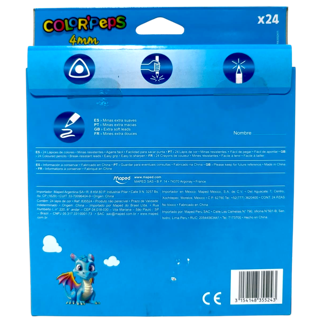 Colores Maped Color Peps x24