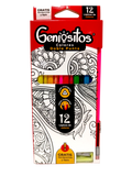 Colores Geniositos doble punta x 12