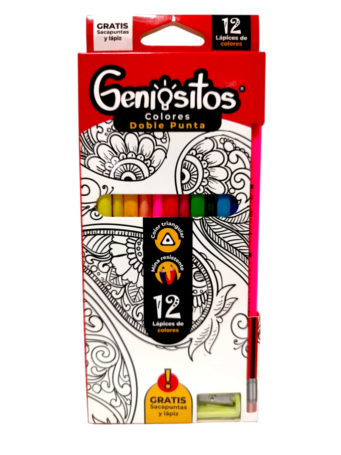 Colores Geniositos doble punta x 12