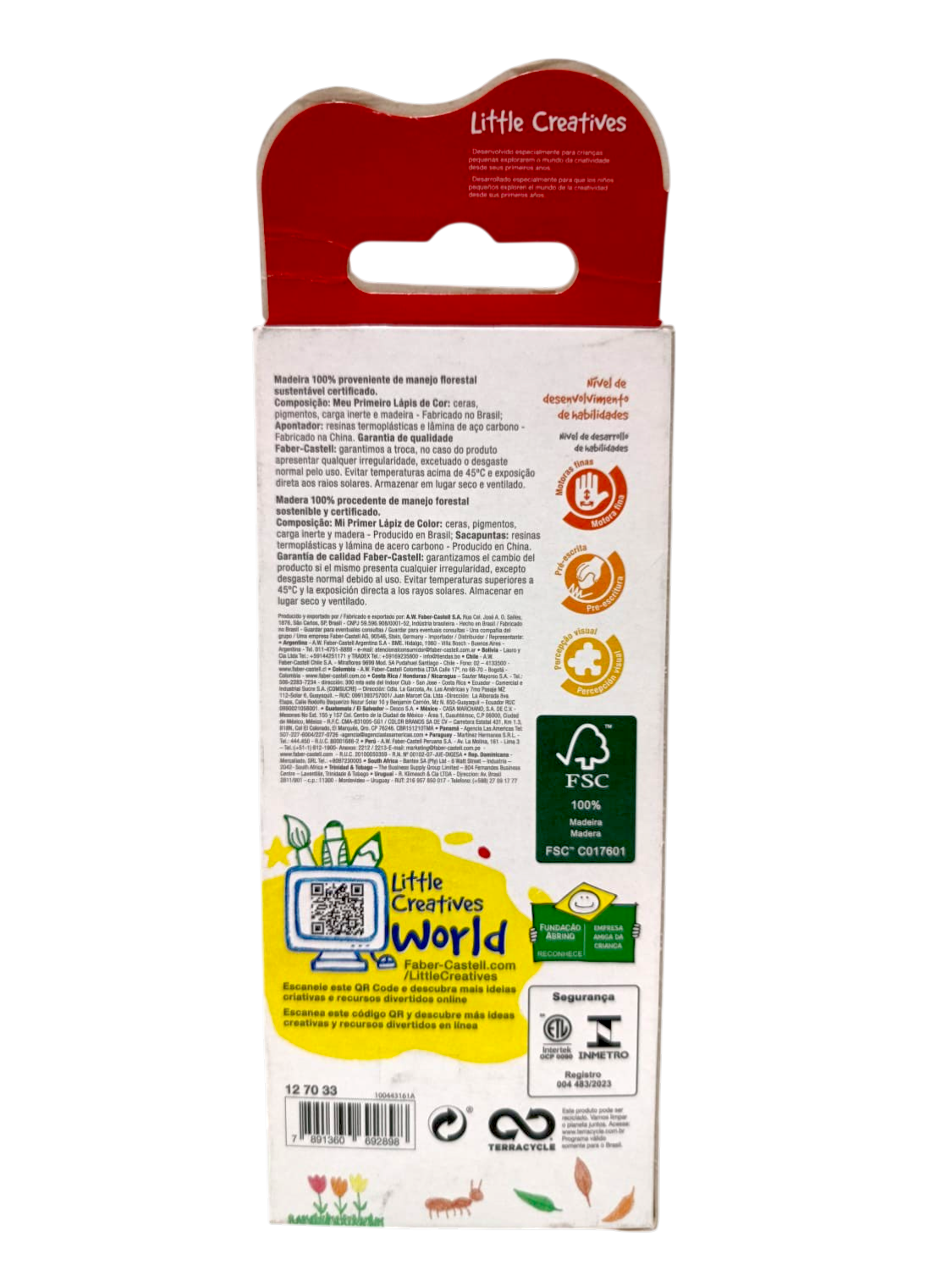 Colores Faber Castell little creatives x6