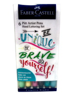 Marcadores Faber Castell Tinta China x6
