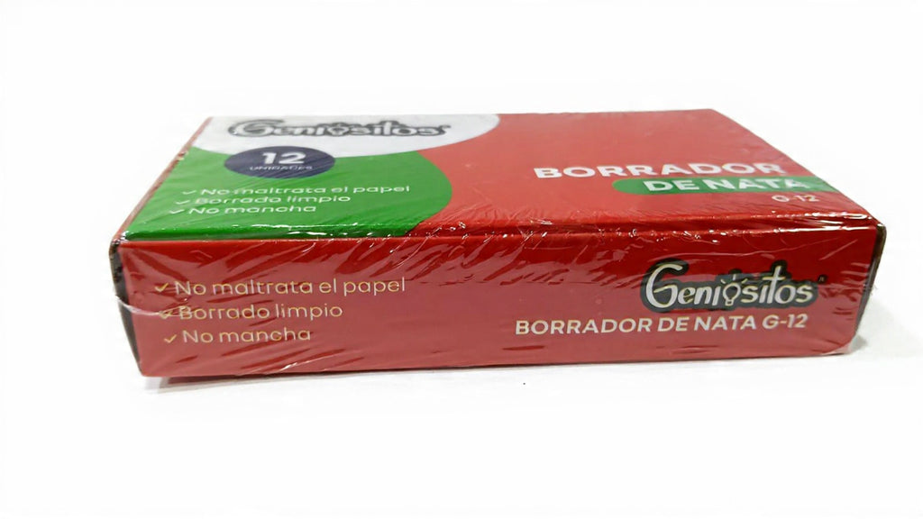 Borrador de nata Geniositos ref G-12 CAJA X 12