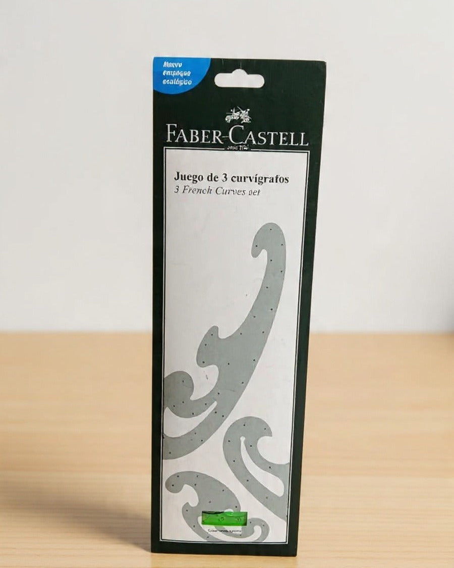 Reglas Faber Castell juego curvígrafos x3