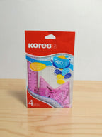 Regla Kores juego geométrico geo 15 x4