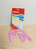 Regla Kores juego geométrico geo 15 x4