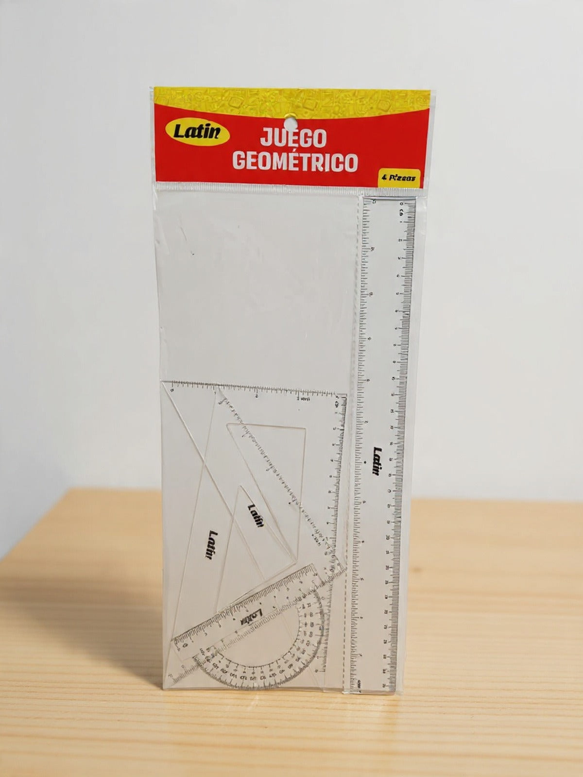 Regla Latin juego geométrico x4