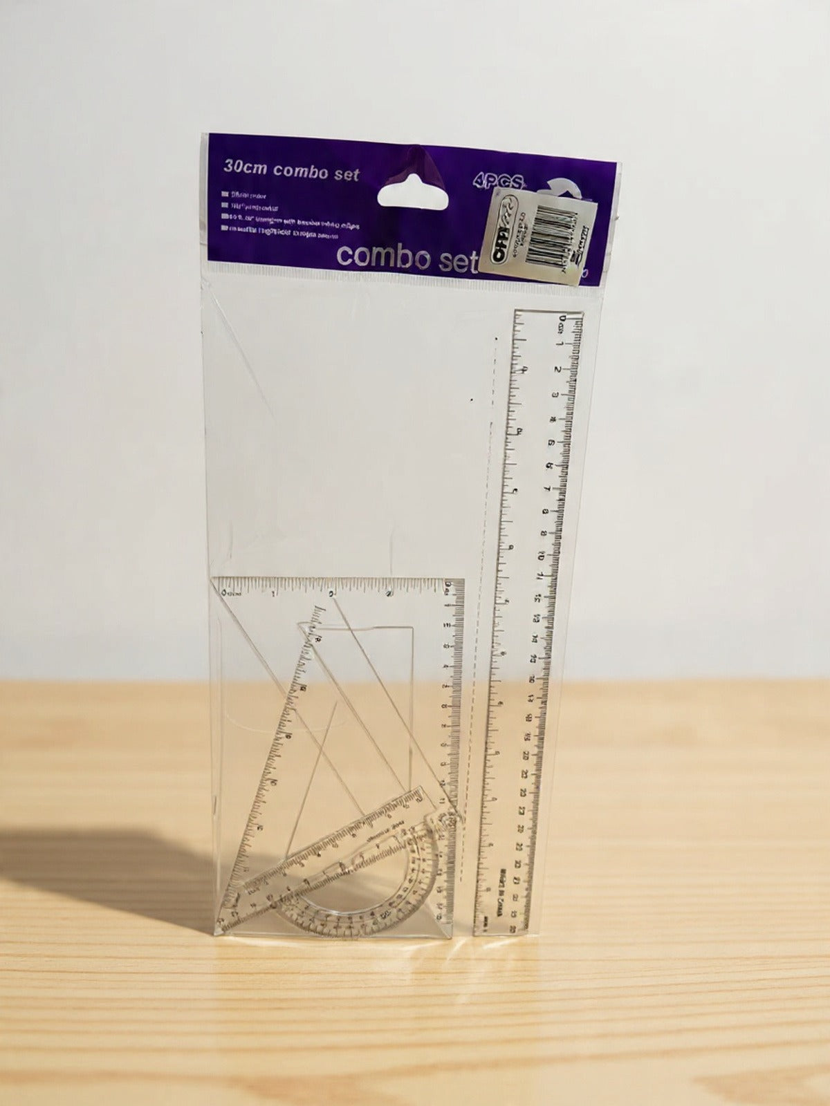 Regla juego de 30 cm x 3