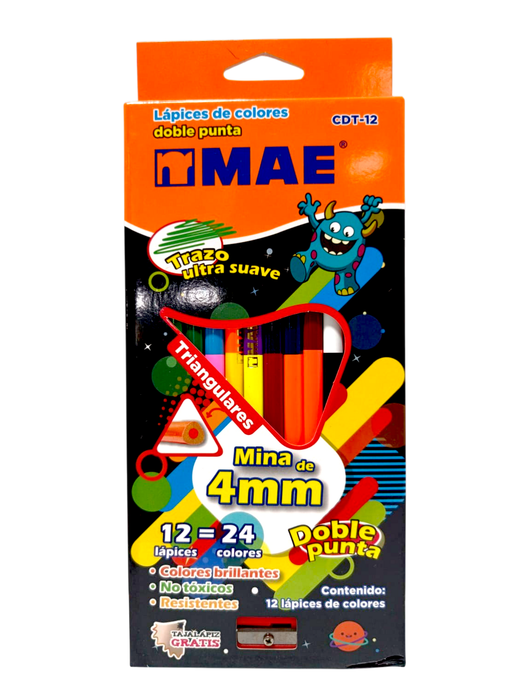 Colores MAE doble punta x12