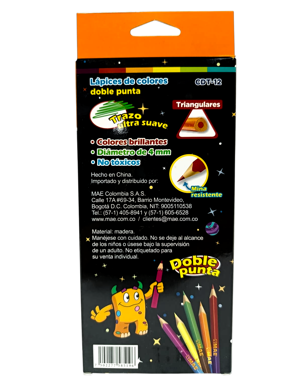 Colores MAE doble punta x12