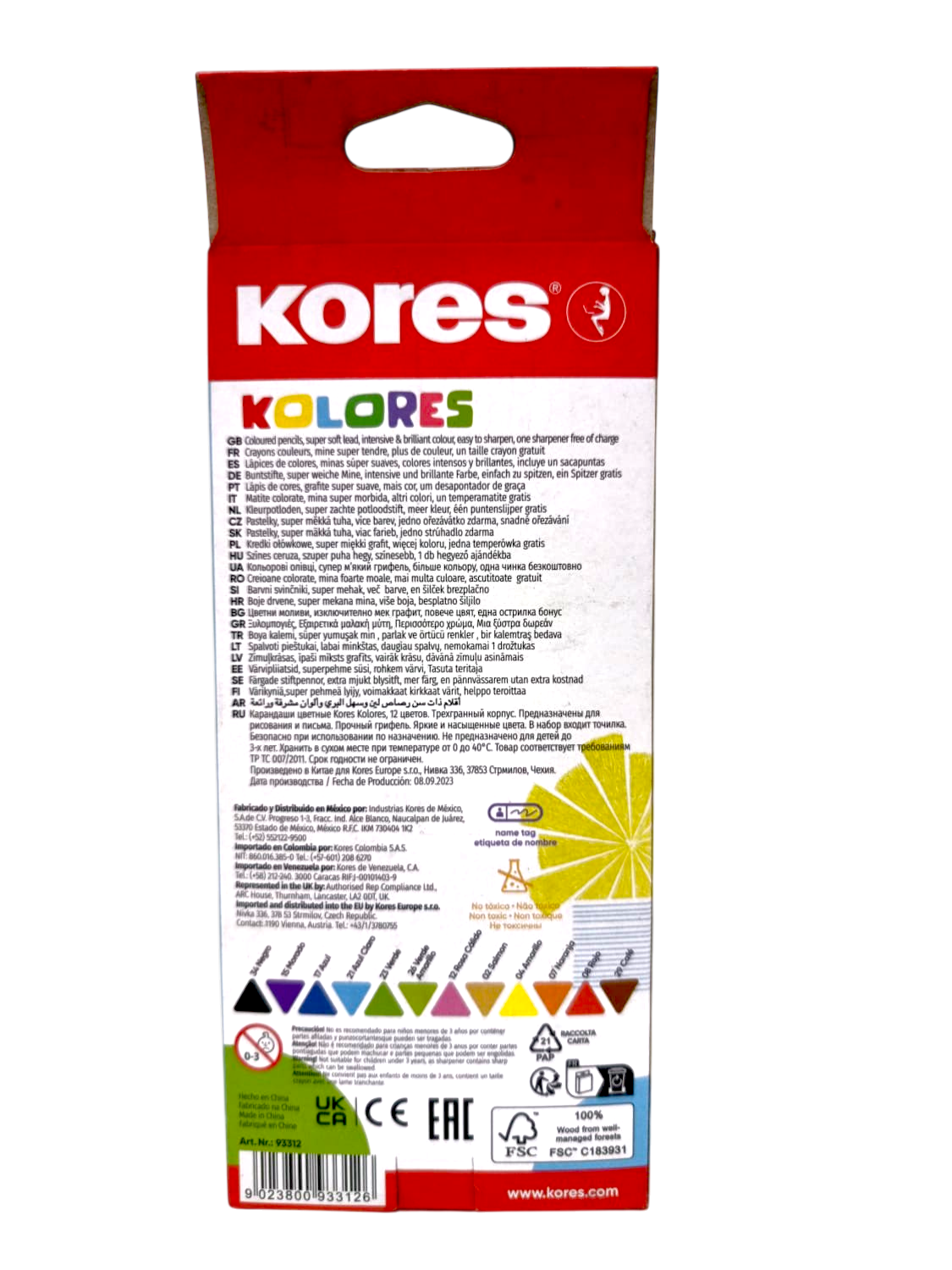 Colores Kores Kolores x12