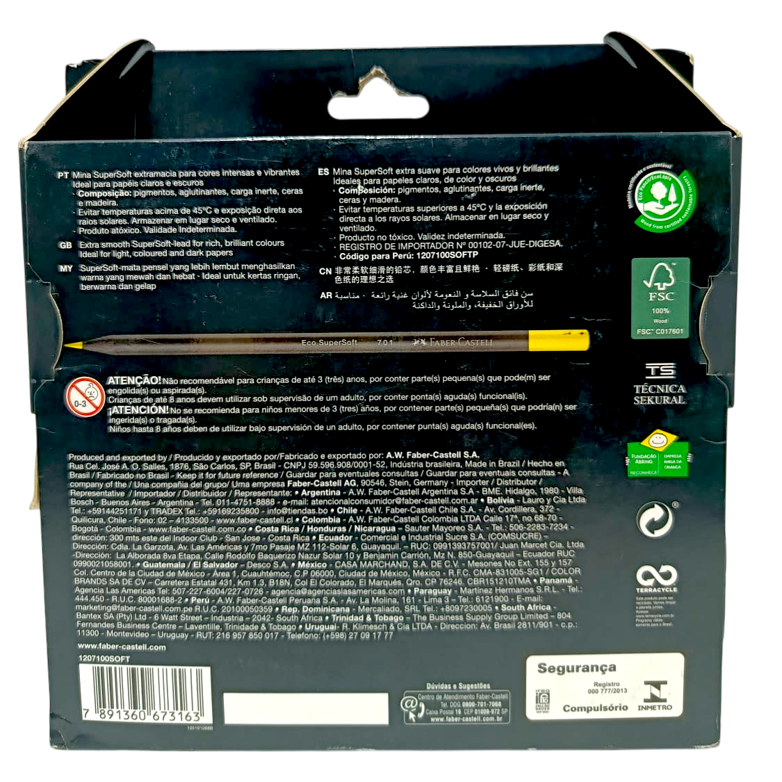 Colores Faber Castell Super Soft x100