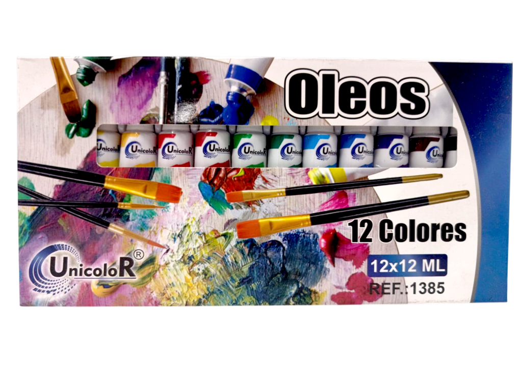 Oleos Unicolor set x12