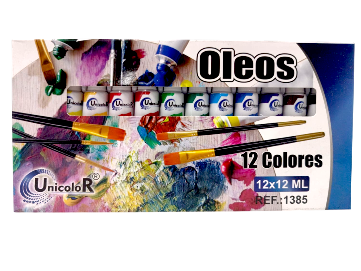 Oleos Unicolor set x12