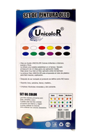 Oleos Unicolor set x12
