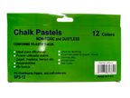 Tizas Chalk colores pastel x12