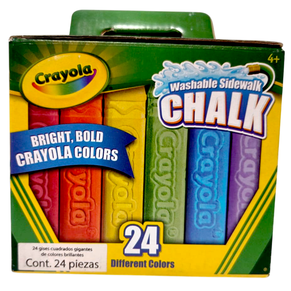 Tizas Crayola Chalk lavables x24