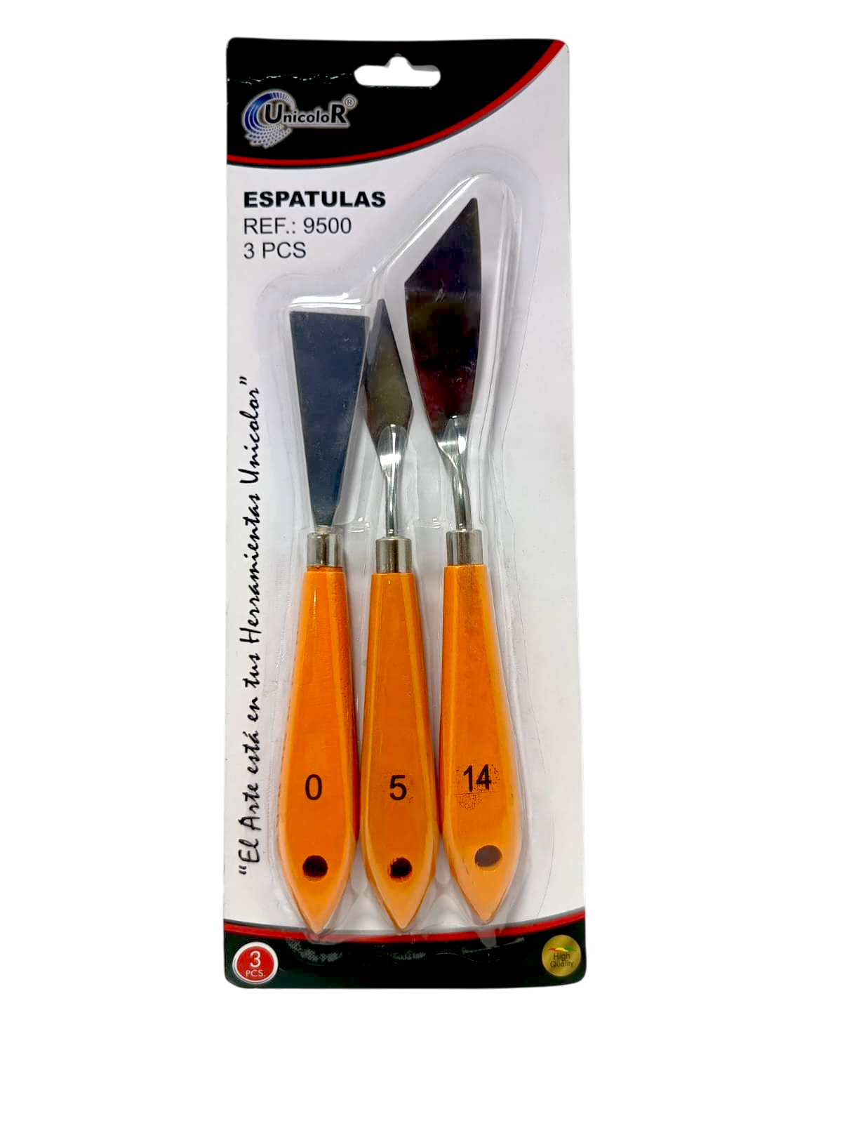 Espátulas Unicolor set x3