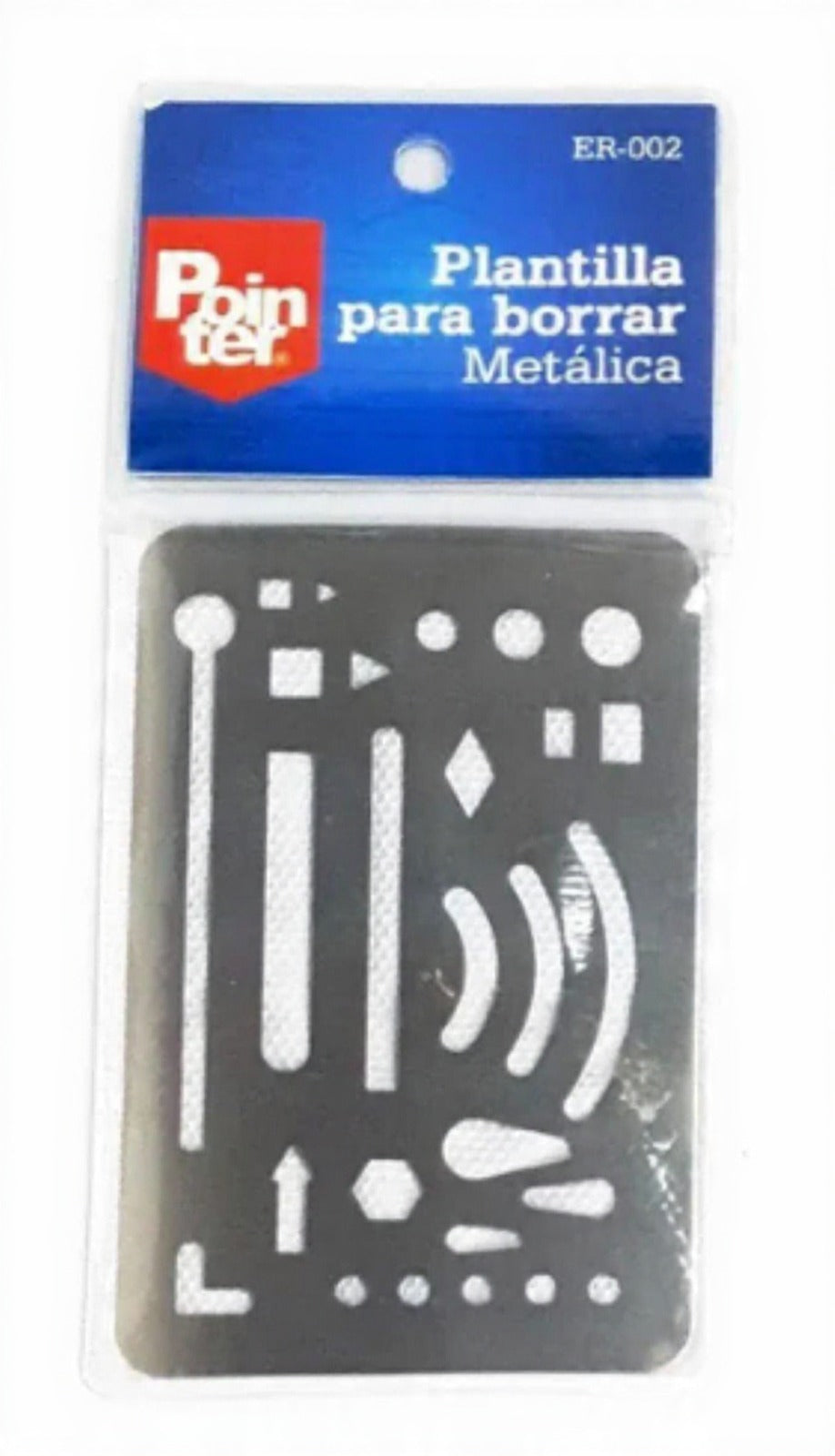 Plantilla para borrar Pointer metálica ER 002