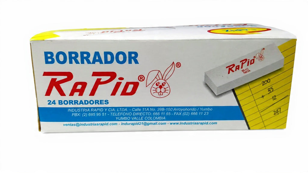 Borrador de nata RaPid Ref br-412 caja x 24