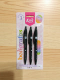 Bolígrafo Kiut soft touch set x3