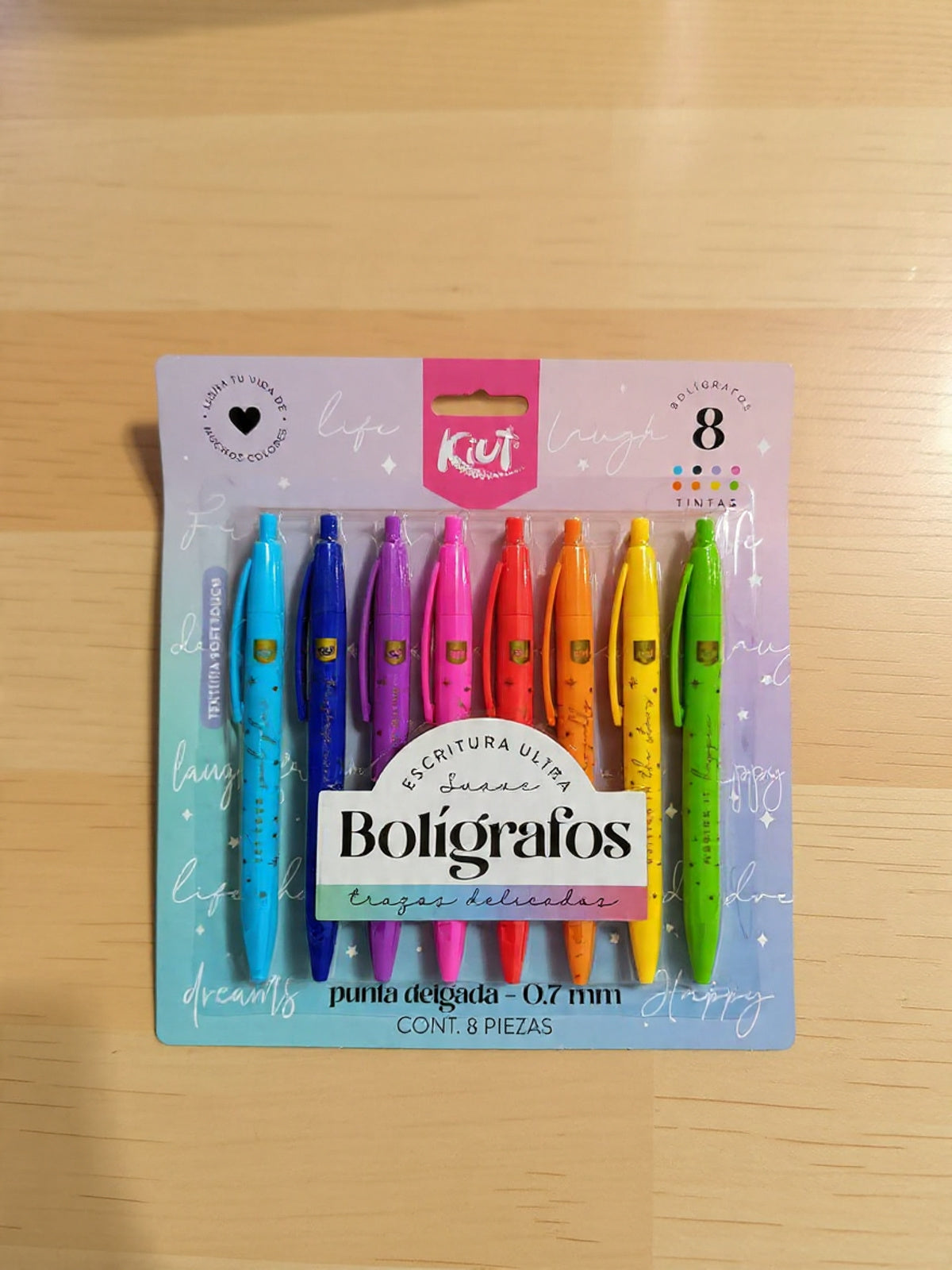 Bolígrafo Kiut Set x8