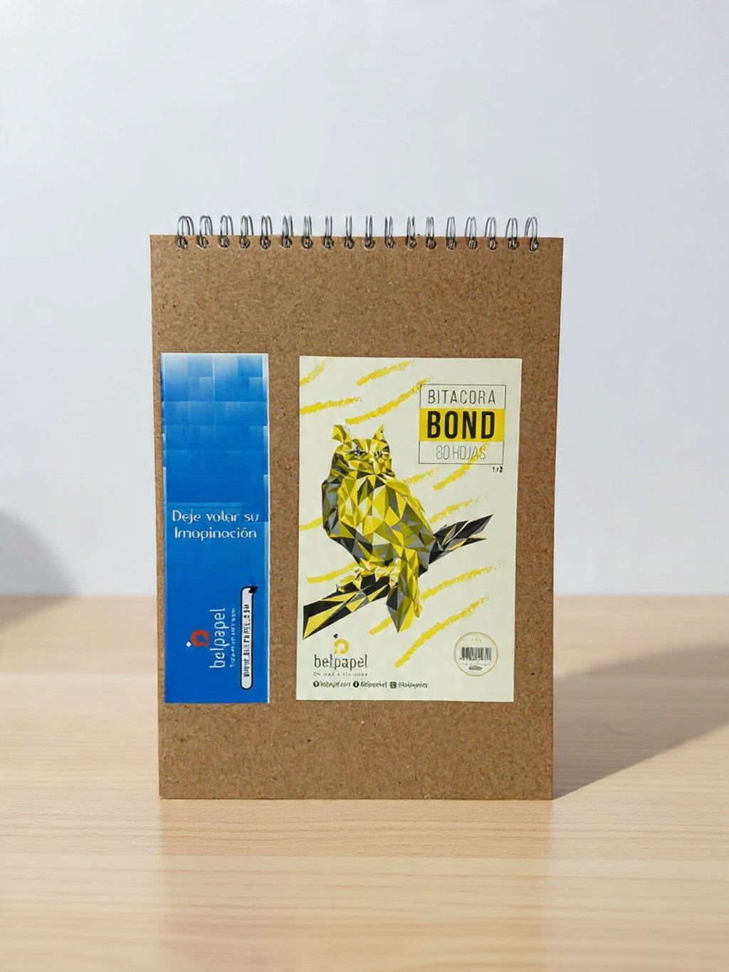 Bitácora Belpapel tamaño 1/8 papel bond 80 hojas