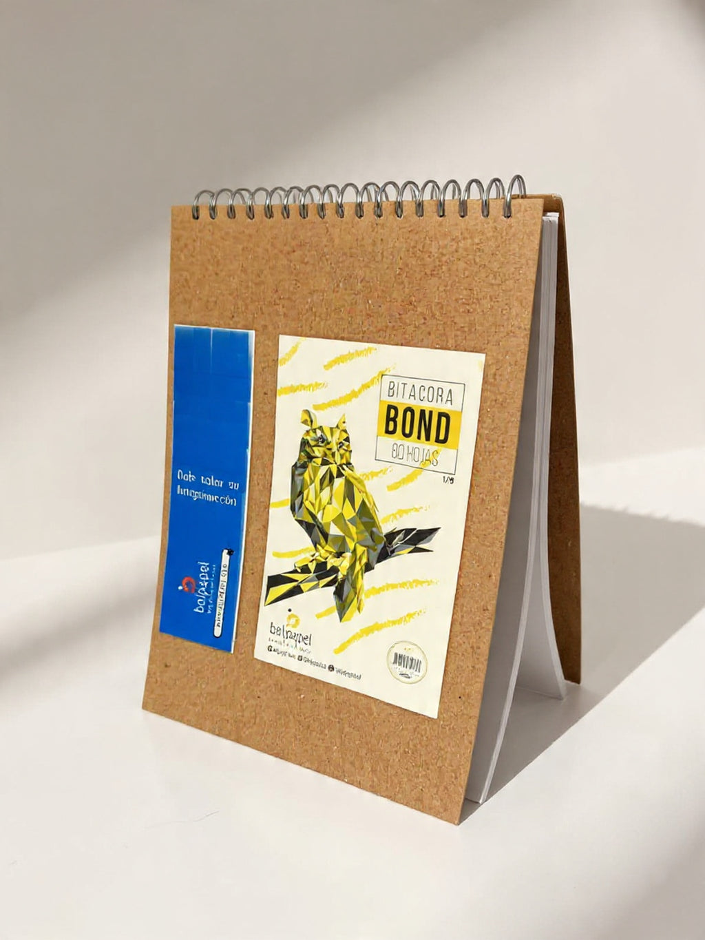Bitácora Belpapel tamaño 1/8 papel bond 80 hojas