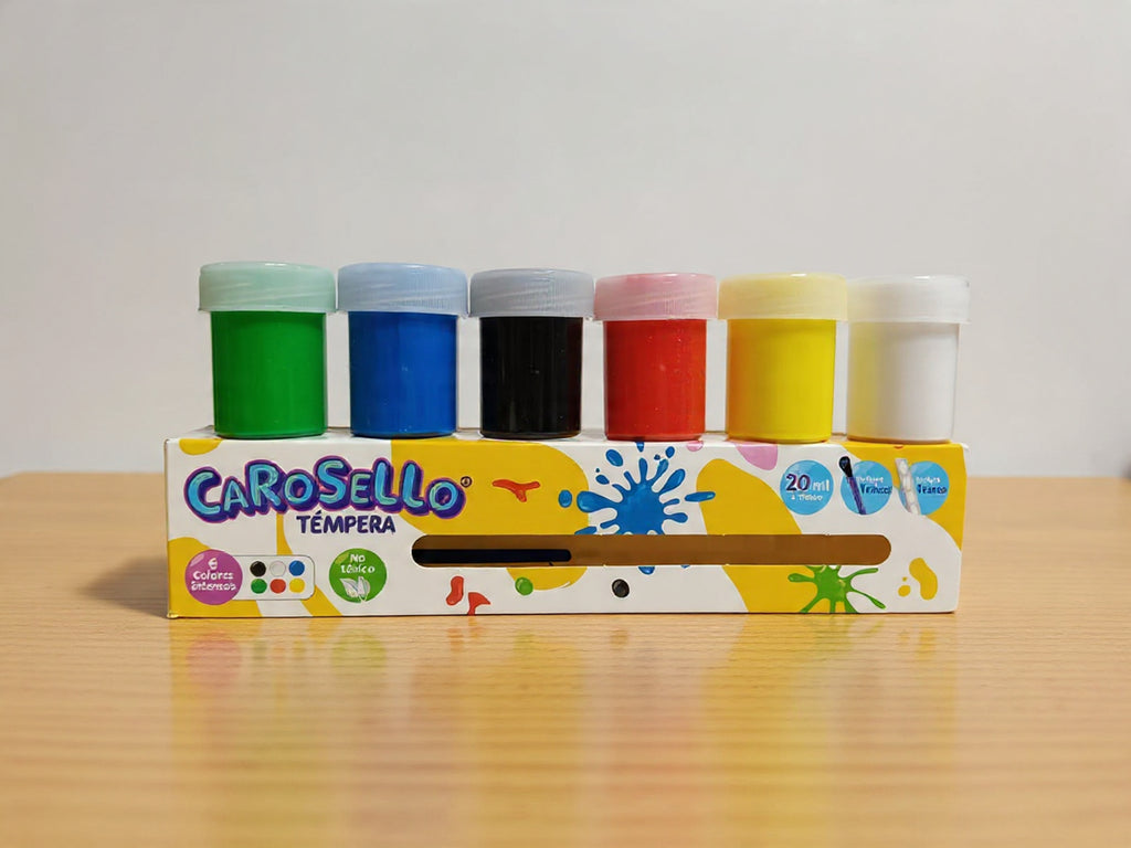 Pinturas Pelikan temperas Carosello x6