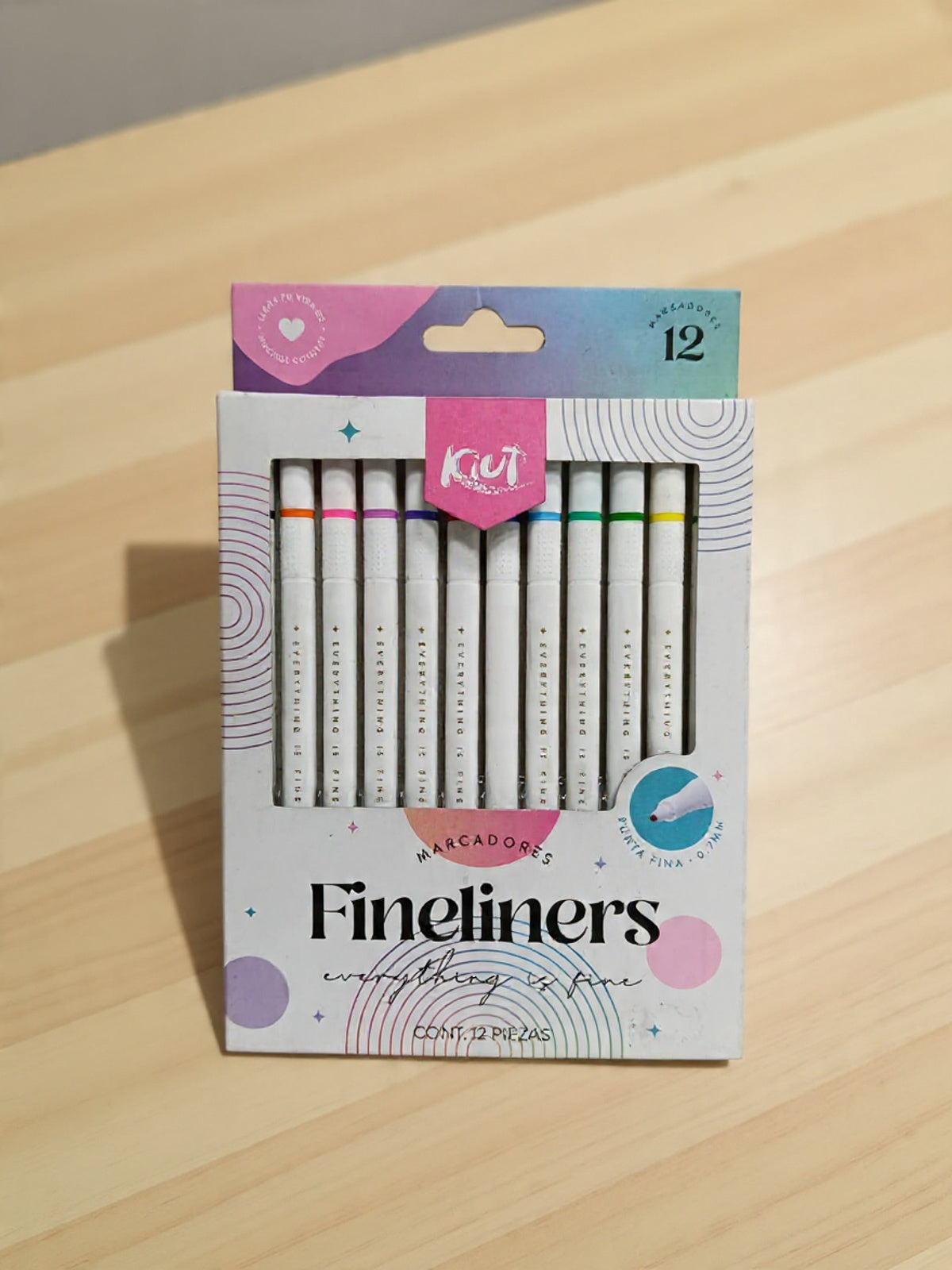 Micropuntas Kiut Set fineliners x12