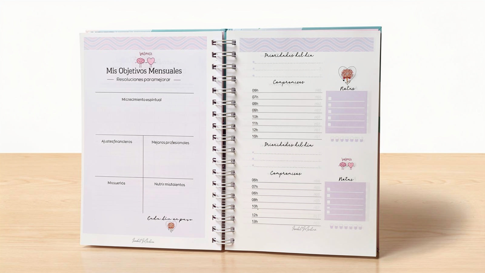 Cuaderno personalizado pasta dura 95