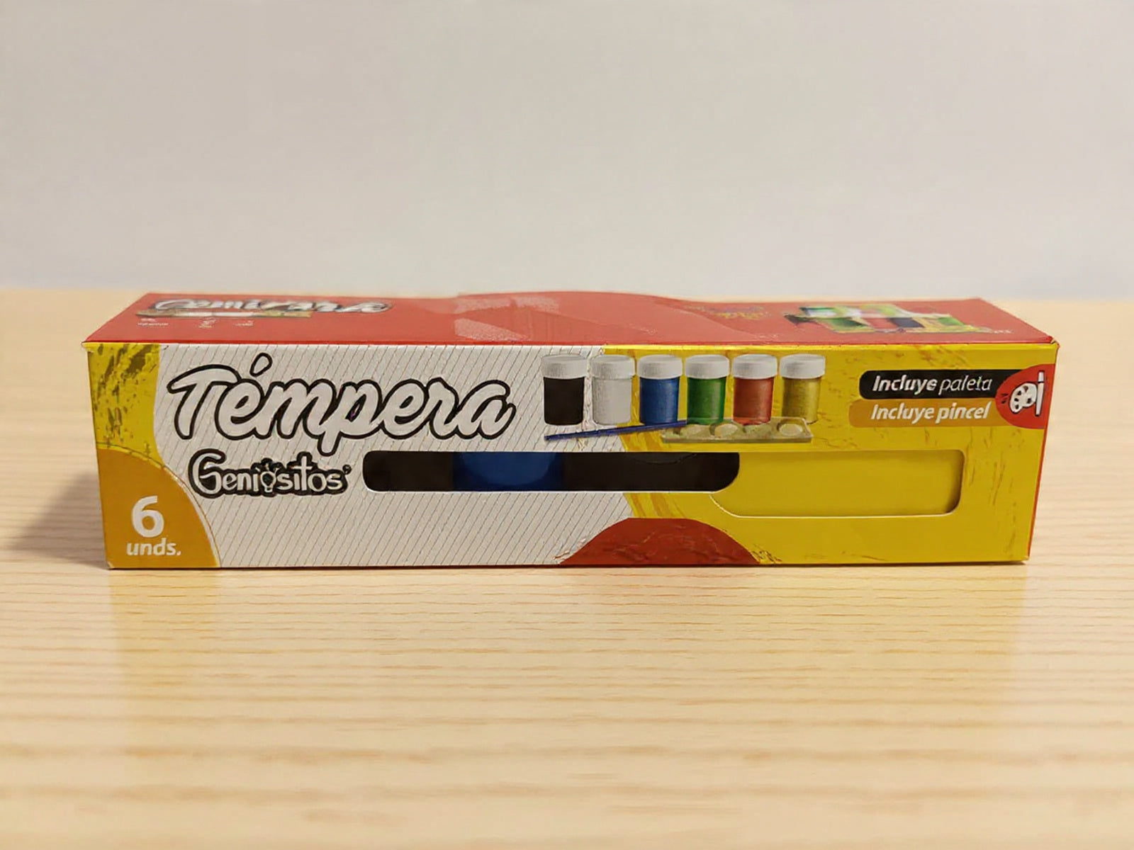 Pinturas Geniositos Tempera X6