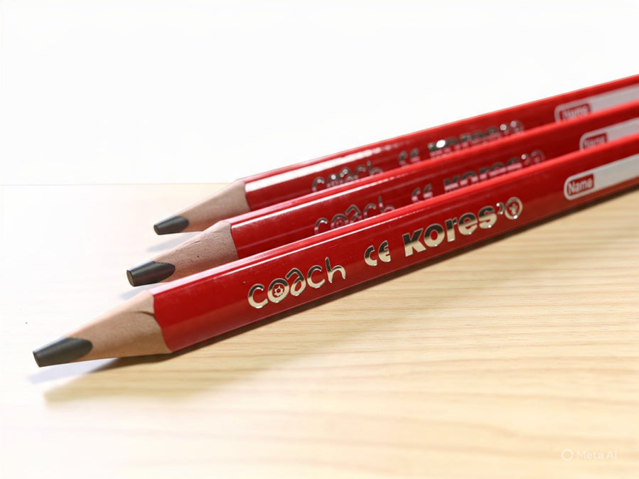 Lapiz Kores grafito HB No.2 Jumbo Coach Unidad