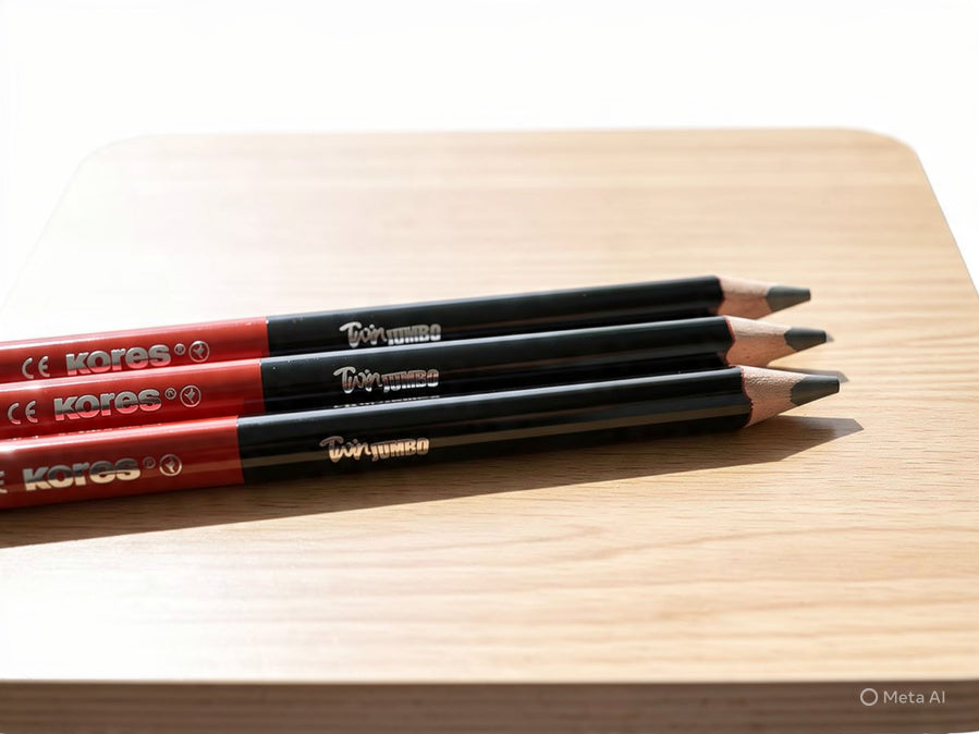 Lapiz Kores Duo Twin Jumbo Unidad
